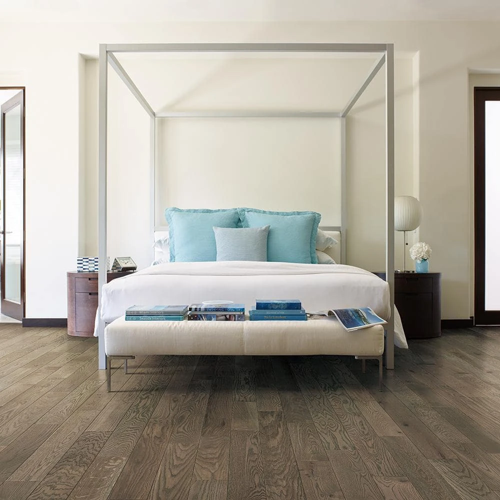 French Oak Solana 3/4 in. Thick x 5 in. Wide x Varying Length Solid Hardwood Flooring (22.60 sq. ft./case) by Malibu Wide Plank 4 French Oak Solana 3/4 in. Thick x 5 in. Wide x Varying Length Solid Hardwood Flooring (22.60 sq. ft./case) by Malibu Wide Plank - Image 2
