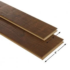 Hickory Sunset 3/8 in. T x 4 in. and 6 in. W x Varying L Engineered Click Hardwood Flooring (19.84 sq. ft./case) by Malibu Wide Plank -Malibu Wide Plank Shop sunset malibu wide plank engineered hardwood hdmscl445ef 44 1000