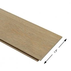 French Oak Surfside 1/2 in. T x 7.5 in. W x Varying Length Engineered Click Hardwood Flooring (23.44 sq. ft./case) by Malibu Wide Plank -Malibu Wide Plank Shop surfside malibu wide plank engineered hardwood hdmccl129ef 44 1000