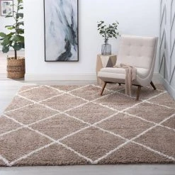 Jersey Shag Diamond Tan 9 ft. x 12 ft. Indoor Area Rug by Tayse Rugs 13 Jersey Shag Diamond Tan 9 ft. x 12 ft. Indoor Area Rug by Tayse Rugs -Malibu Wide Plank Shop tan tayse rugs area rugs jrs1108 9x12 31 1000