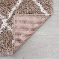 Jersey Shag Diamond Tan 9 ft. x 12 ft. Indoor Area Rug by Tayse Rugs 11 Jersey Shag Diamond Tan 9 ft. x 12 ft. Indoor Area Rug by Tayse Rugs -Malibu Wide Plank Shop tan tayse rugs area rugs jrs1108 9x12 4f 1000