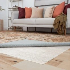 Comfort Grip Solid Ivory 8 ft. x 11 ft. Indoor/Outdoor Rug Pad by Tayse Rugs -Malibu Wide Plank Shop tayse rugs rug pads cgp1002 8x11 31 1000
