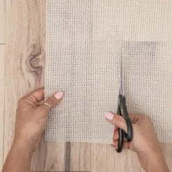 Comfort Grip Solid Ivory 8 ft. x 11 ft. Indoor/Outdoor Rug Pad by Tayse Rugs -Malibu Wide Plank Shop tayse rugs rug pads cgp1002 8x11 c3 1000