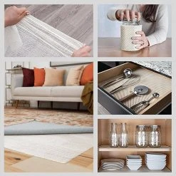 Comfort Grip Solid Ivory 8 ft. x 11 ft. Indoor/Outdoor Rug Pad by Tayse Rugs -Malibu Wide Plank Shop tayse rugs rug pads cgp1002 8x11 fa 1000