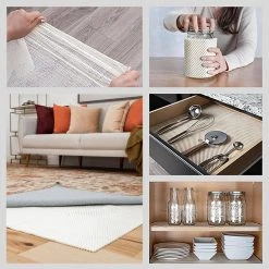 Ultra Grip Solid Cream 9 ft. x 13 ft. Indoor/Outdoor Rug Pad by Tayse Rugs 18 Ultra Grip Solid Cream 9 ft. x 13 ft. Indoor/Outdoor Rug Pad by Tayse Rugs -Malibu Wide Plank Shop tayse rugs rug pads ugp1209 9x13 fa 1000