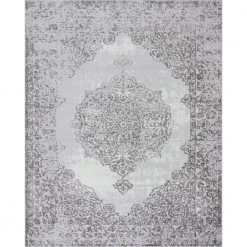 Nexus Medallion White 9 ft. x 12 ft. Indoor Area Rug by Tayse Rugs