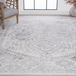 Nexus Oriental White 9 ft. x 12 ft. Indoor Area Rug by Tayse Rugs -Malibu Wide Plank Shop white tayse rugs area rugs nex1402 9x12 31 1000