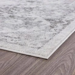 Nexus Oriental White 9 ft. x 12 ft. Indoor Area Rug by Tayse Rugs -Malibu Wide Plank Shop white tayse rugs area rugs nex1402 9x12 c3 1000