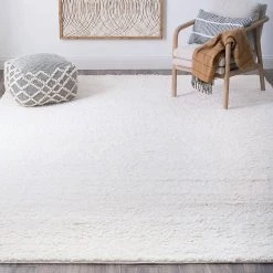 Soho Shag Solid Color White 5 ft. x 7 ft. Indoor Area Rug by Tayse Rugs 17 Soho Shag Solid Color White 5 ft. x 7 ft. Indoor Area Rug by Tayse Rugs -Malibu Wide Plank Shop white tayse rugs area rugs soh1300 5x7 31 1000