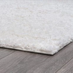 Soho Shag Solid Color White 5 ft. x 7 ft. Indoor Area Rug by Tayse Rugs 12 Soho Shag Solid Color White 5 ft. x 7 ft. Indoor Area Rug by Tayse Rugs -Malibu Wide Plank Shop white tayse rugs area rugs soh1300 5x7 4f 1000