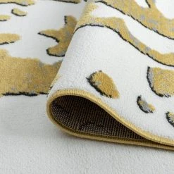 Wyatt Abstract Yellow 9 ft. x 12 ft. Indoor Area Rug by Tayse Rugs 15 Wyatt Abstract Yellow 9 ft. x 12 ft. Indoor Area Rug by Tayse Rugs -Malibu Wide Plank Shop yellow tayse rugs area rugs wyt1611 9x12 1f 1000