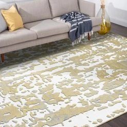 Wyatt Abstract Yellow 9 ft. x 12 ft. Indoor Area Rug by Tayse Rugs 19 Wyatt Abstract Yellow 9 ft. x 12 ft. Indoor Area Rug by Tayse Rugs -Malibu Wide Plank Shop yellow tayse rugs area rugs wyt1611 9x12 31 1000