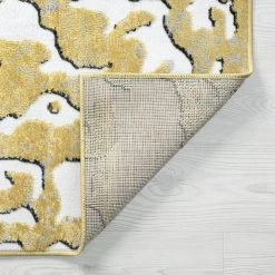 Wyatt Abstract Yellow 9 ft. x 12 ft. Indoor Area Rug by Tayse Rugs 14 Wyatt Abstract Yellow 9 ft. x 12 ft. Indoor Area Rug by Tayse Rugs -Malibu Wide Plank Shop yellow tayse rugs area rugs wyt1611 9x12 4f 1000